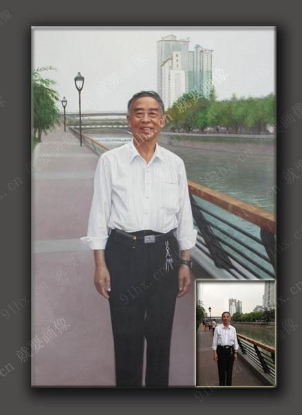 給父親的油畫定制作為給父親的禮物