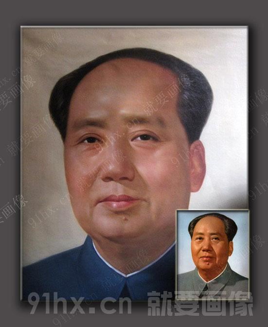 名人肖像油畫