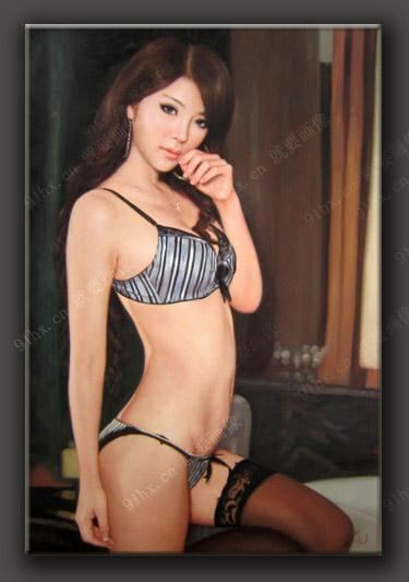 女性人體油畫