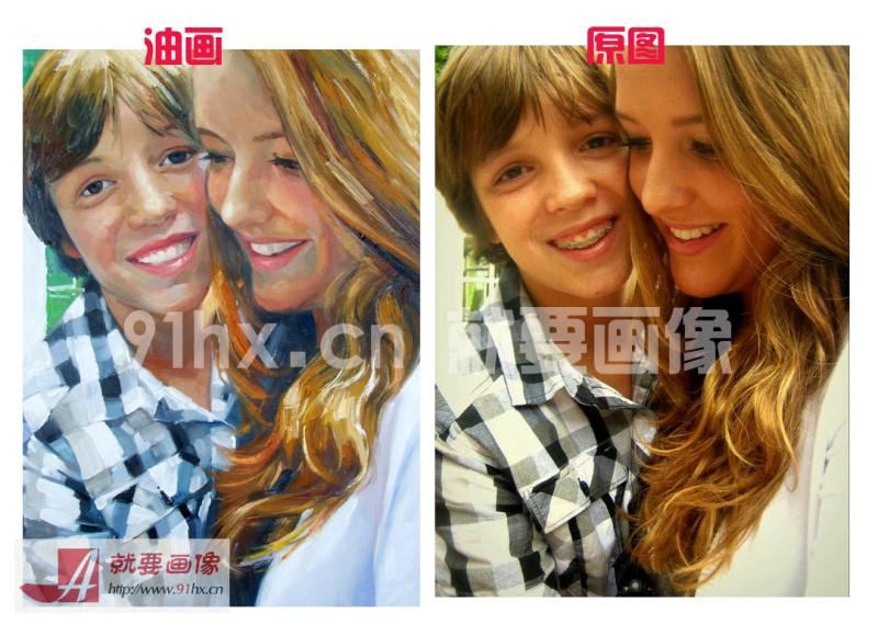 把照片畫成有刀畫風(fēng)格或者抽象風(fēng)格的油畫