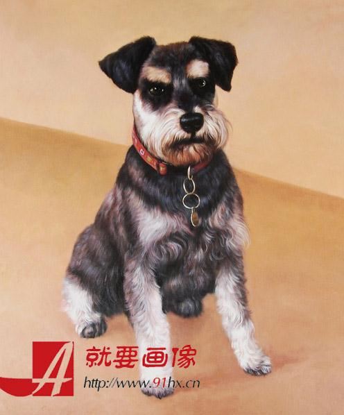 畫好的寵物畫像