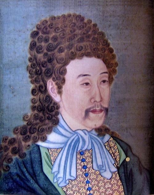 雍正皇帝西裝像 雍正皇帝西裝像