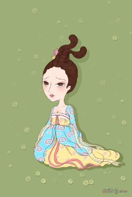 范冰冰武媚娘萌版畫像