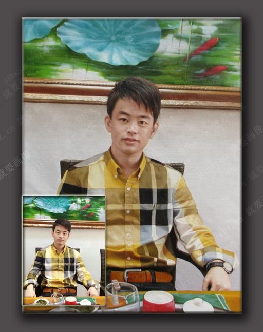 就要畫像網五四五四青年節正青春油畫肖像