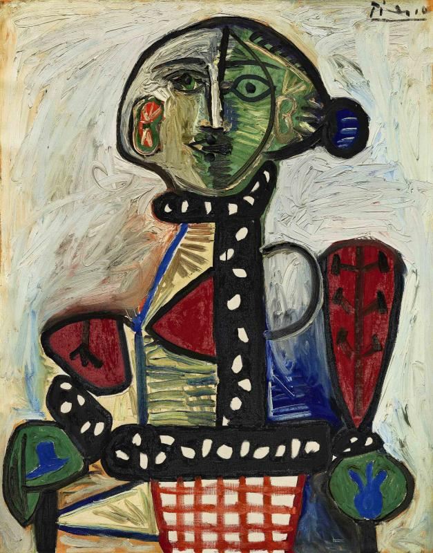 《盤發(fā)髻女子坐像》 (Femme au chignon dans un fauteuil)