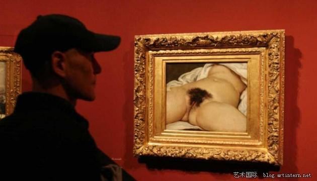 庫爾貝畫女性生殖器