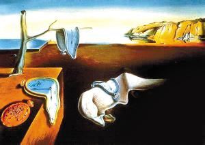 油畫作品欣賞-記憶的永恒-達(dá)利