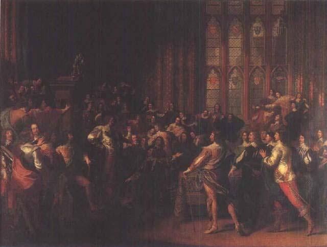 1641年查理一世要求交出五名被彈劫的下院議員