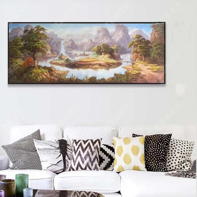 風(fēng)景畫油畫棒作品