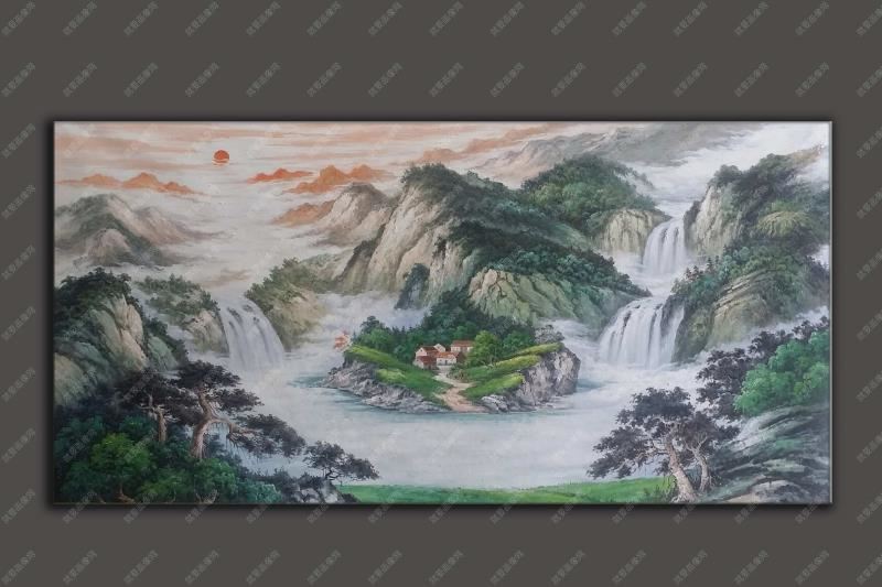 純手工風景油畫