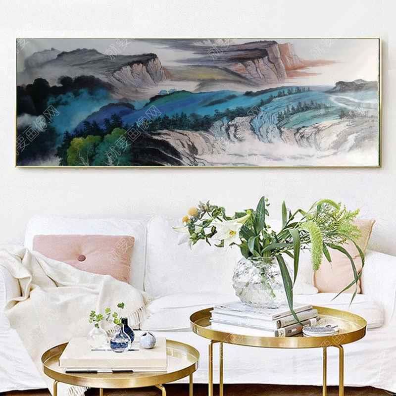 精品山峰風(fēng)景油畫