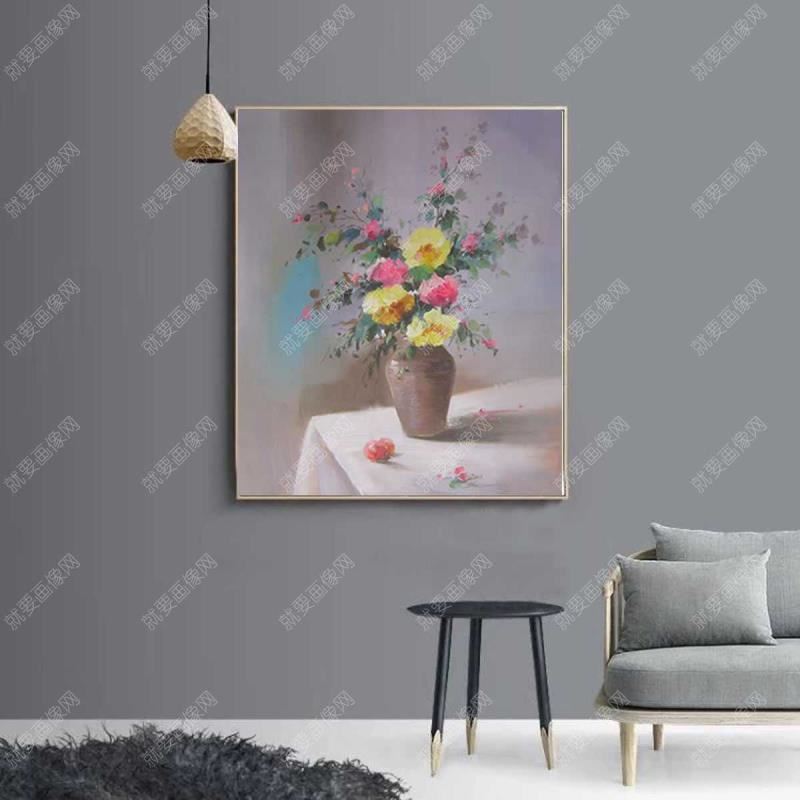 氣質花卉精品裝飾油畫
