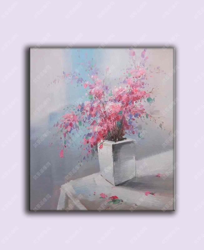 精品花朵油畫