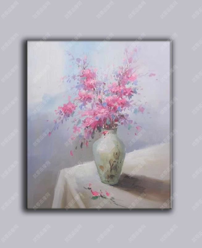 花卉現代創作油畫