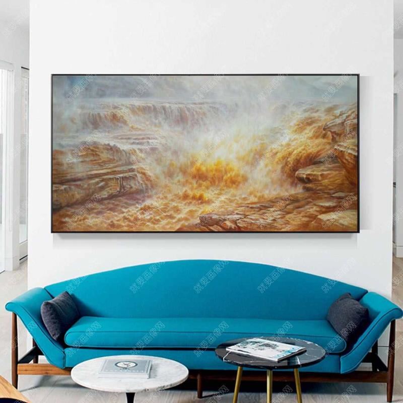 山水風景油畫精品