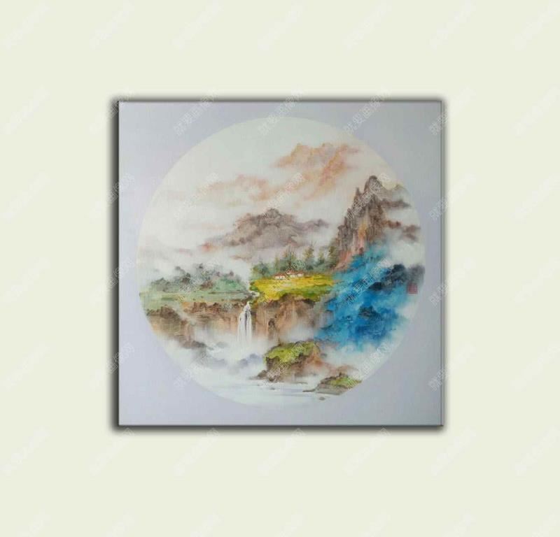 唯美風景油畫