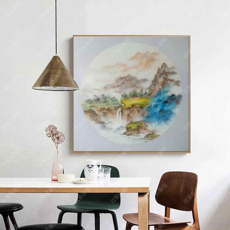 中國山水油畫