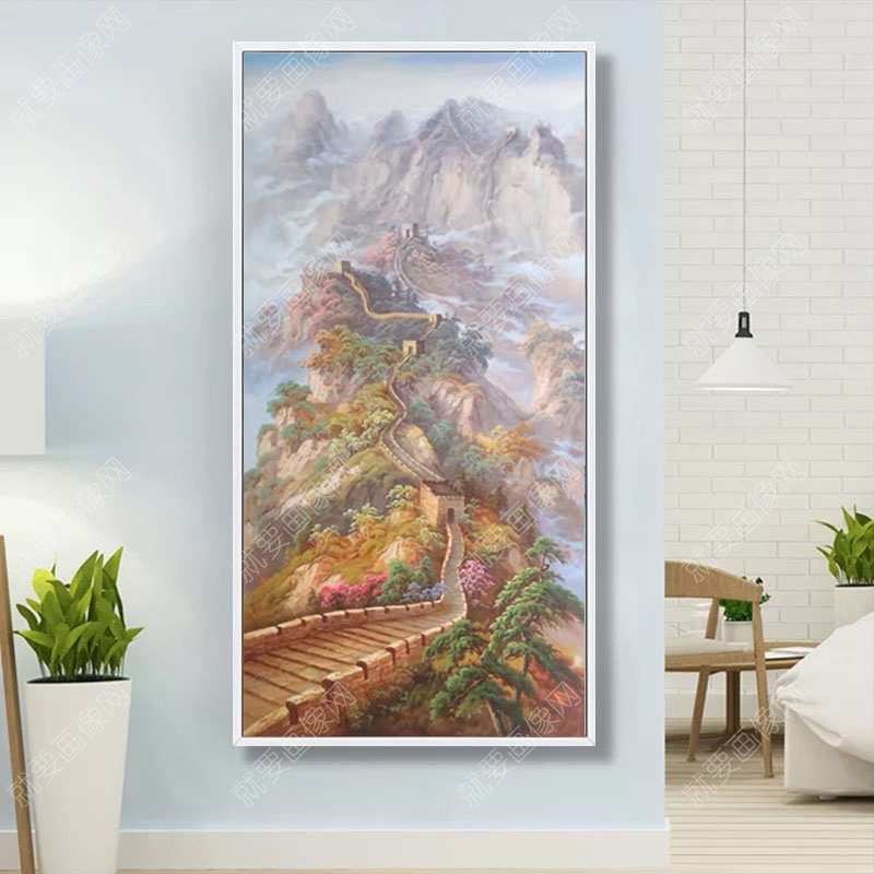 畫客廳風景油畫