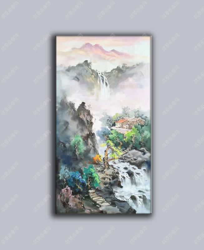 油畫風景創作