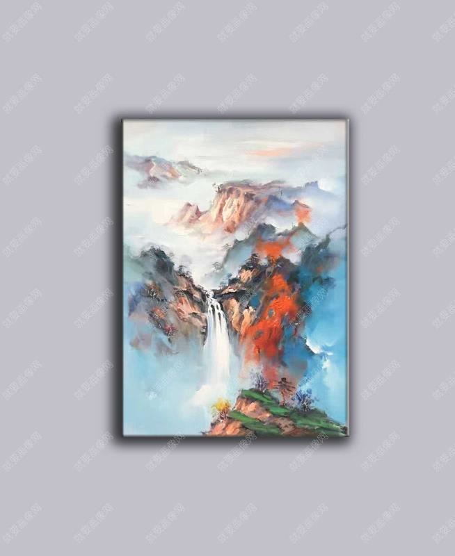 風景油畫手繪