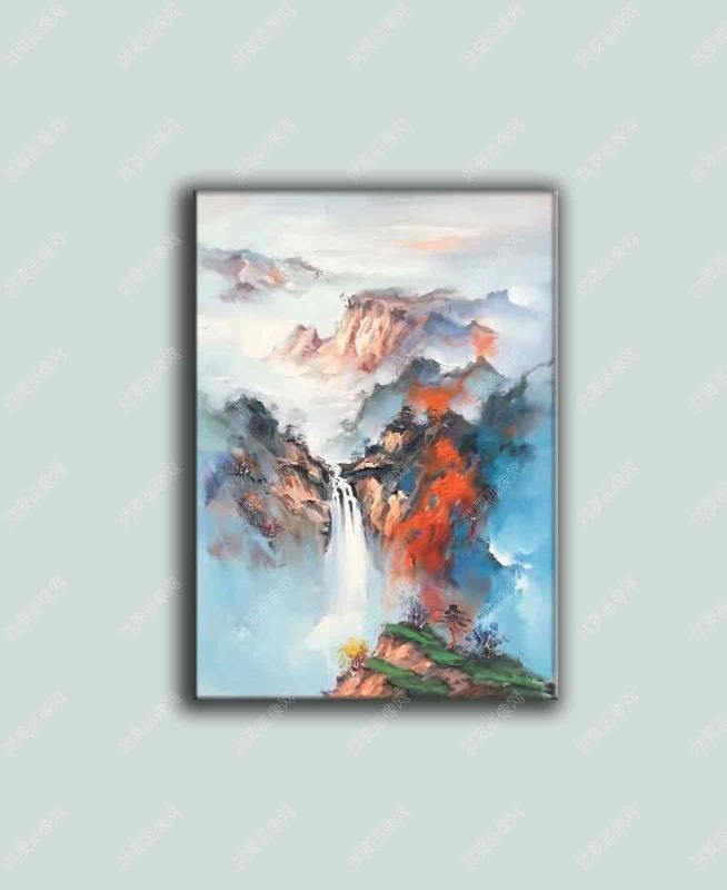 印象派風景油畫