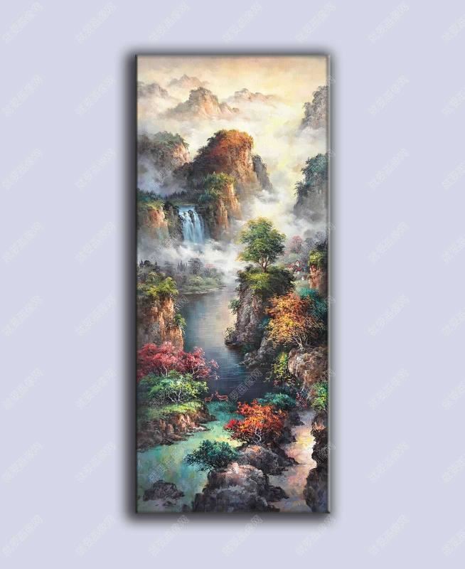 賀壽風(fēng)景油畫