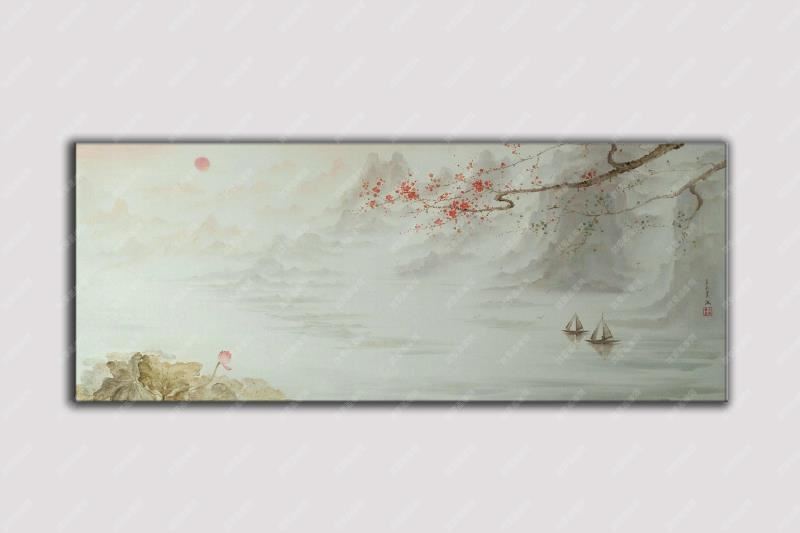 漂亮的風景油畫