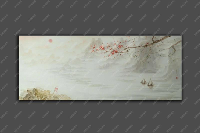 畫客廳風景油畫