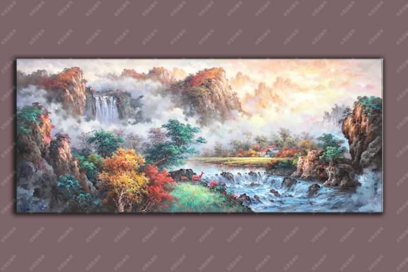 油畫風景純手繪
