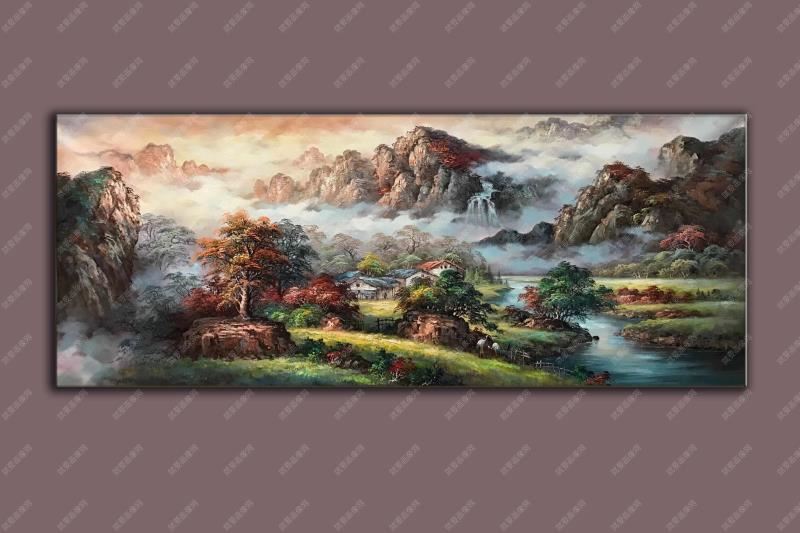 最新風景油畫