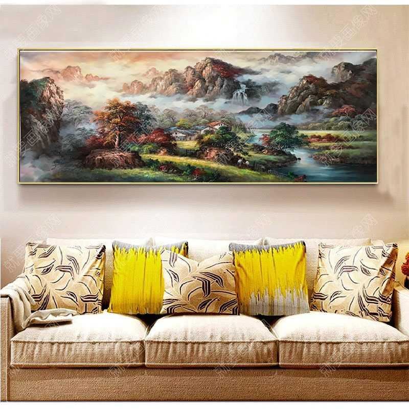 高檔油畫風景