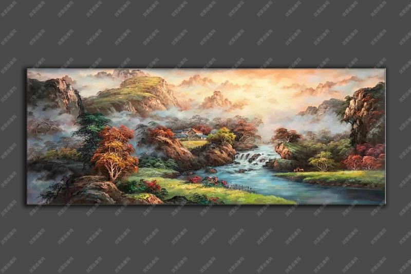 臥室風景油畫