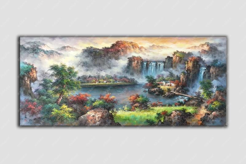 高清油畫風景