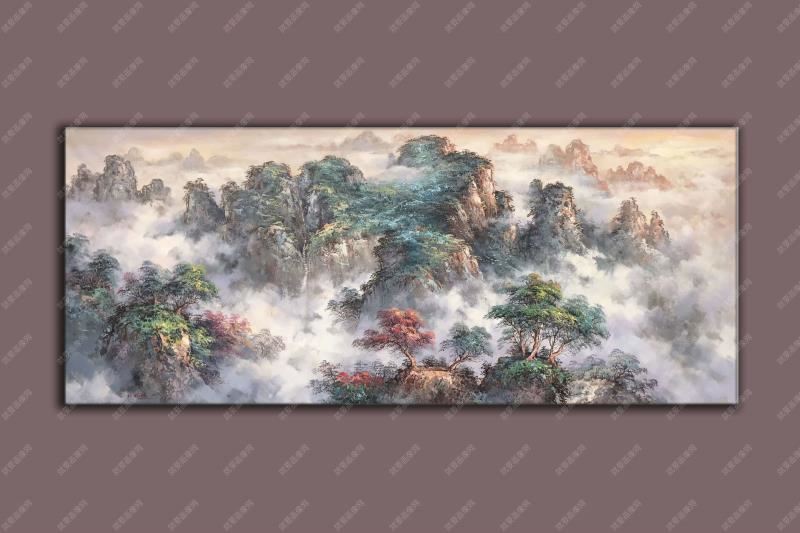 客廳風景油畫