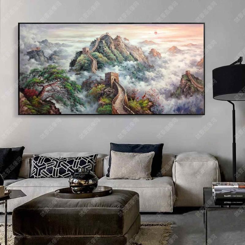 高檔油畫風景