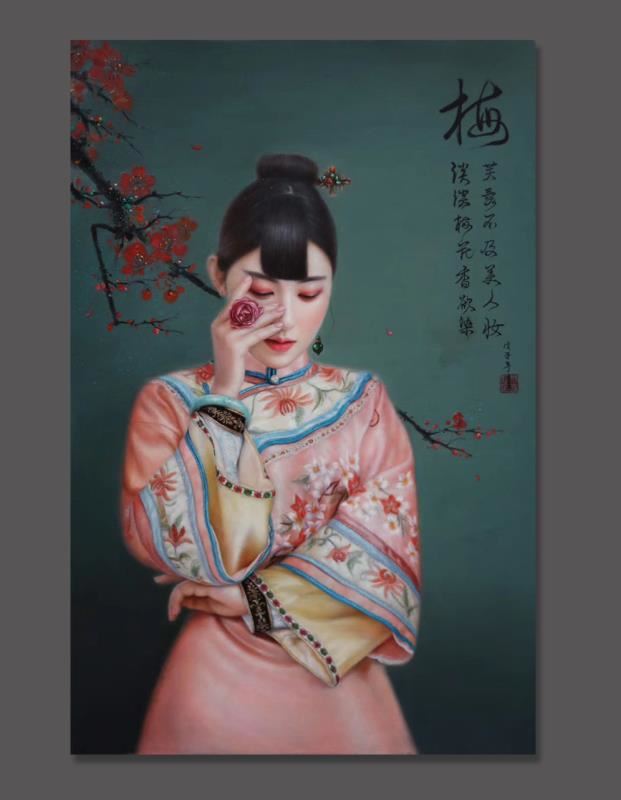 林喜展油畫(huà)-人物畫(huà)像肖像油畫(huà) (3)