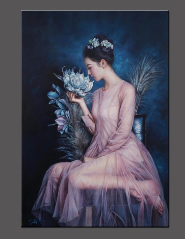 林喜展油畫(huà)-人物畫(huà)像肖像油畫(huà) (6)