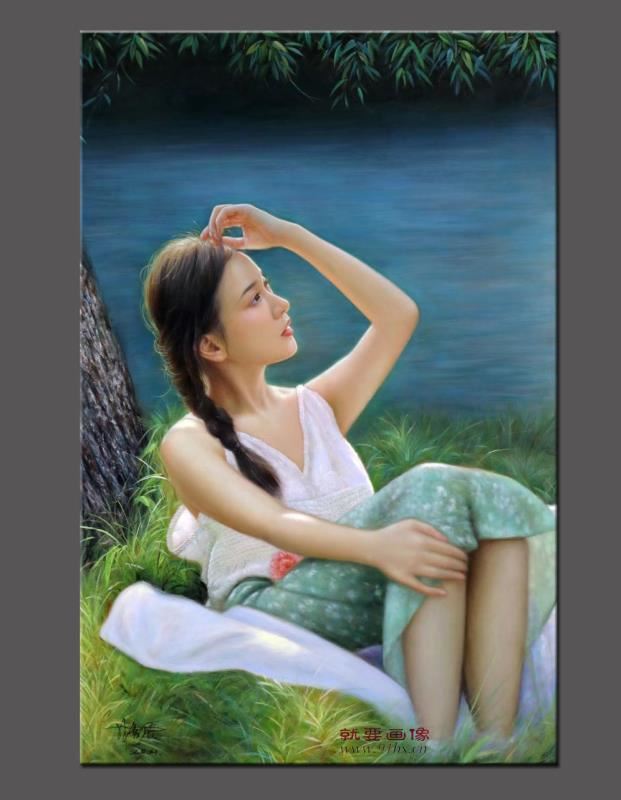 林喜展油畫(huà)-人物畫(huà)像肖像油畫(huà) (7)
