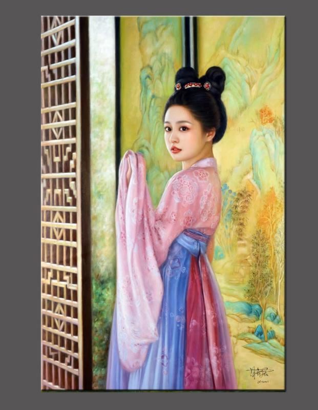 林喜展油畫(huà)-人物畫(huà)像肖像油畫(huà) (8)